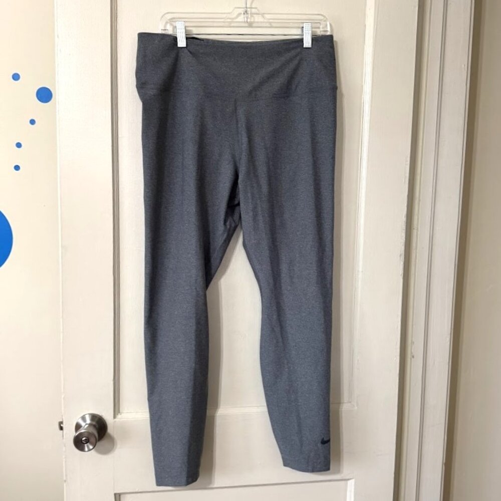 Nike Women’s Pro Hyperwarm Training Pants/Leggings | XXL | Heather Grey Dri-FIT